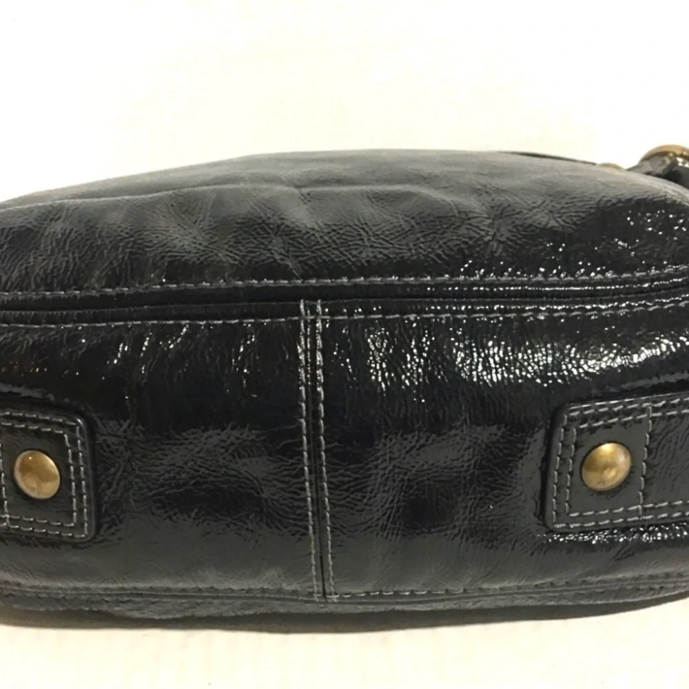 Coach vintage black  patent leather handbag